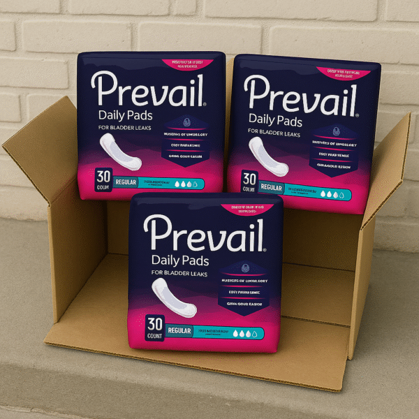 Prevail Incontinent Pads for Women – Light Absorbency, Regular Length (9.25"), 90 Count - Image 7