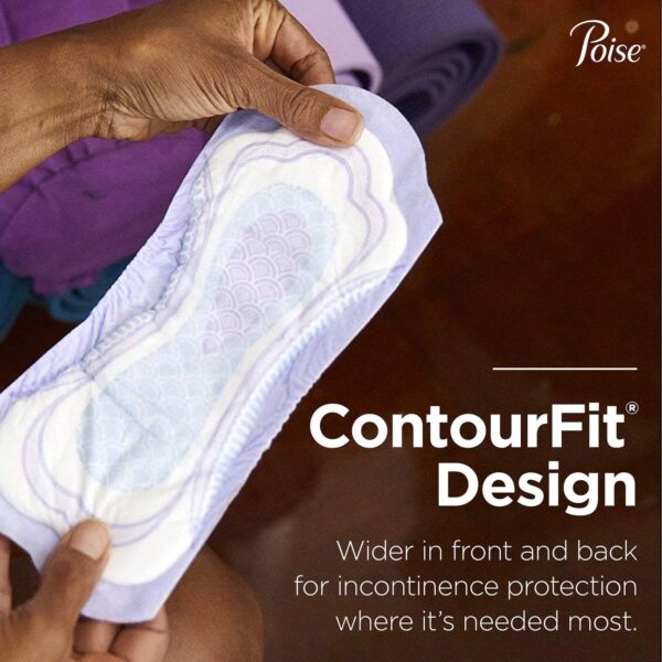 Poise Incontinence Pads for Women – 2 Drop Light Absorbency, Regular Length (26 Count) - Image 4