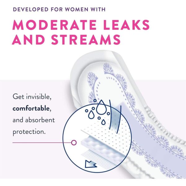 Prevail Overnight Incontinent Pads for Women – Long Length (16”), Heavy Absorbency, 120 Count - Image 5