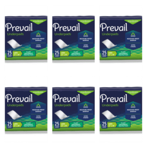 Prevail Disposable Underpads – 23” x 36” (Case of 150 Pads)