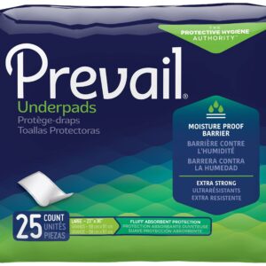 Prevail Disposable Underpads – 23” x 36” , 25 Count